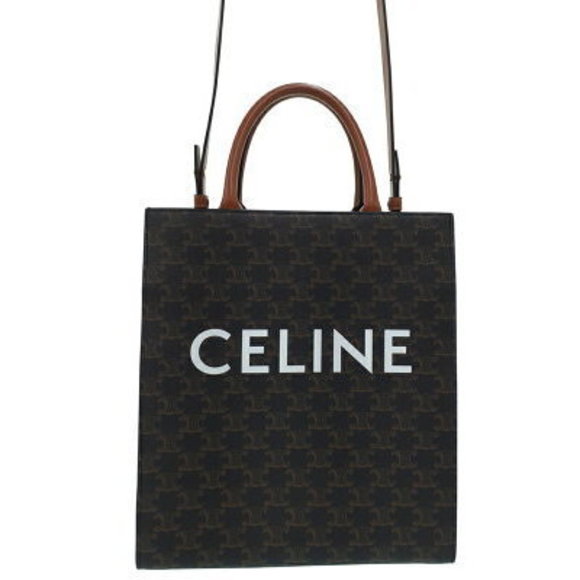 Celine Triomphe Vertical Cabas Tote Bag - Picture 1 of 8